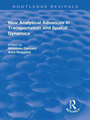 cover image of New Analytical Advances in Transportation and Spatial Dynamics